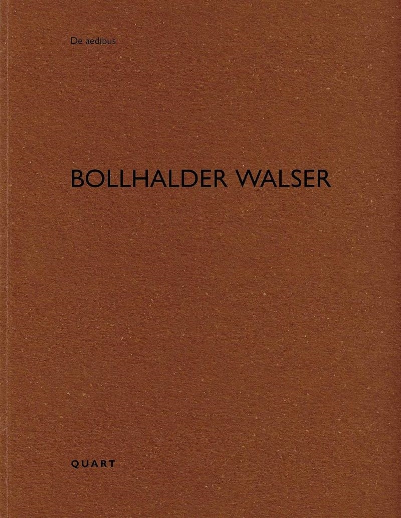 Bollhalder Walser: De Aedibus/Product Detail/Architecture