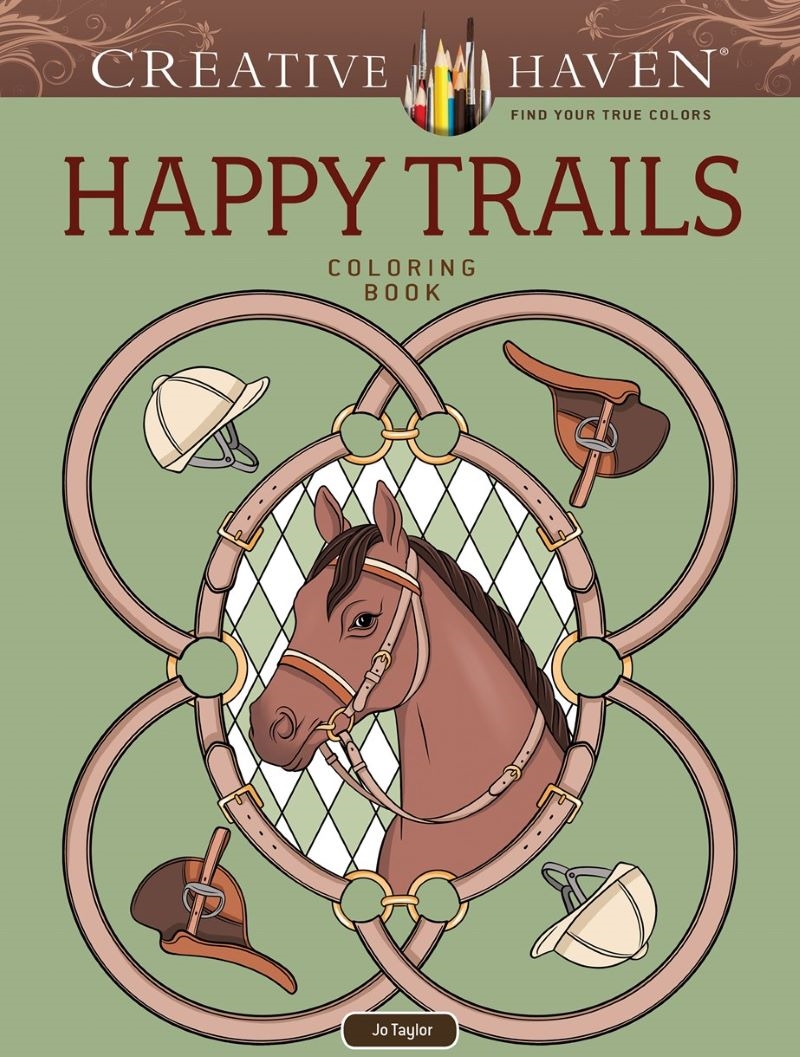 Creative Haven Happy Trails Coloring Book/Product Detail/Adults Colouring