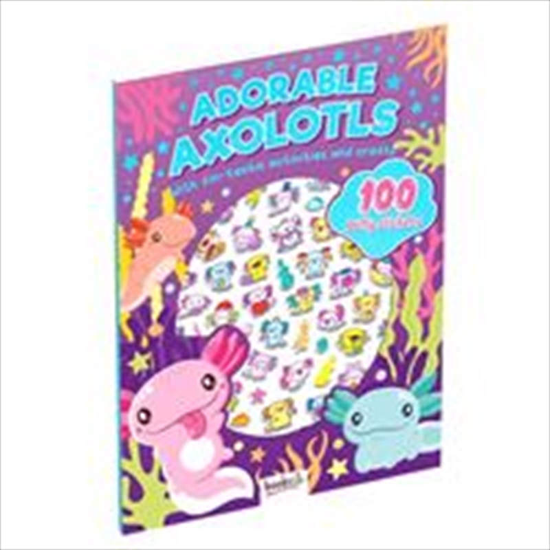 Puffy Sticker Windows Adorable Axolotls/Product Detail/Kids Activity Books