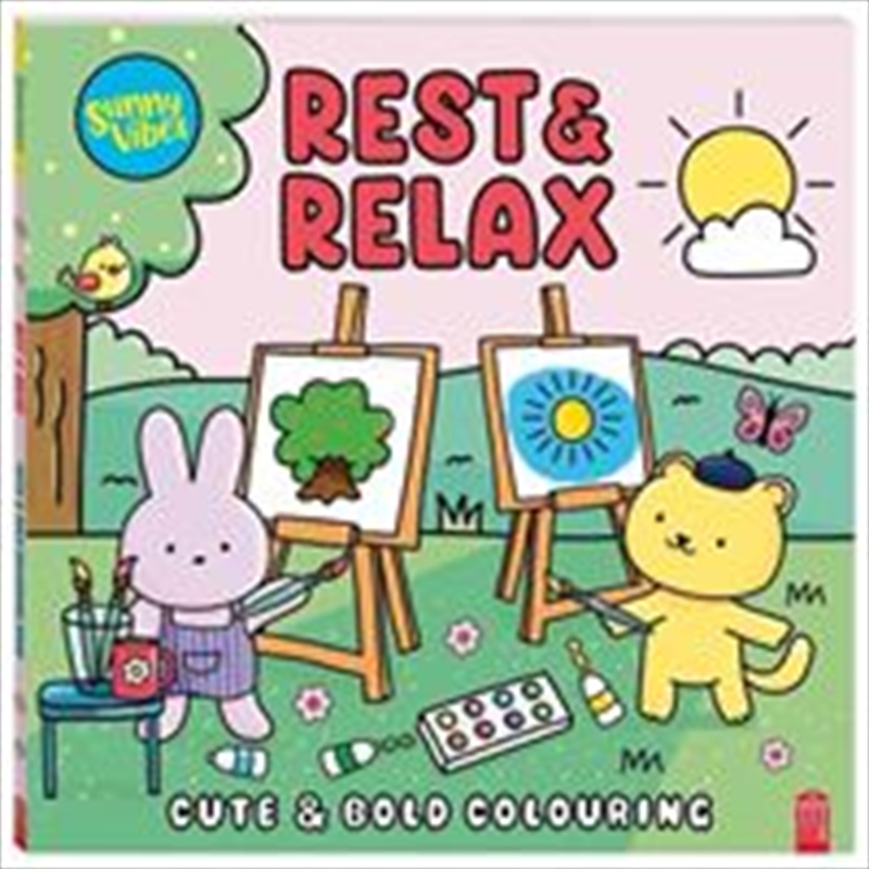Sunny Vibes Colouring Book - Rest & Relax/Product Detail/Adults Colouring
