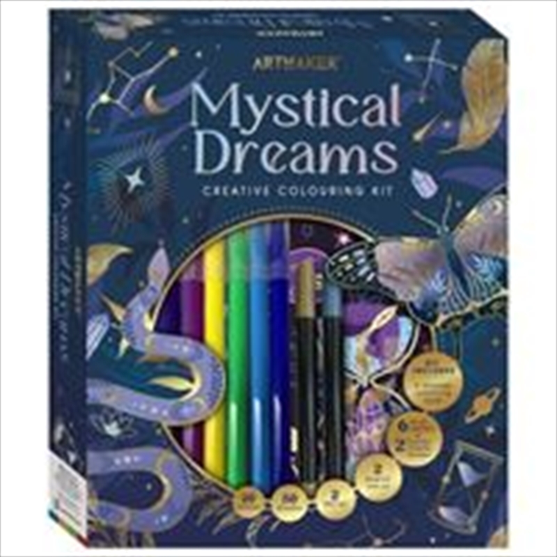 Super Art Maker Colouring Kit - Mystical Dreams/Product Detail/Adults Activity Books