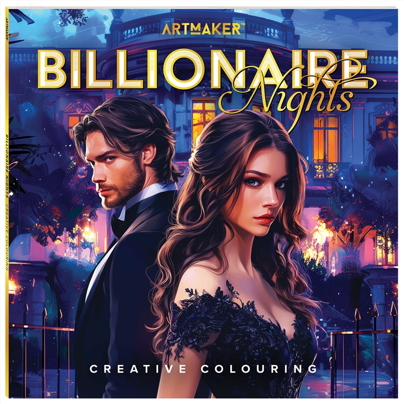 Art Maker Billionaire Nights Colouring Book/Product Detail/Adults Colouring