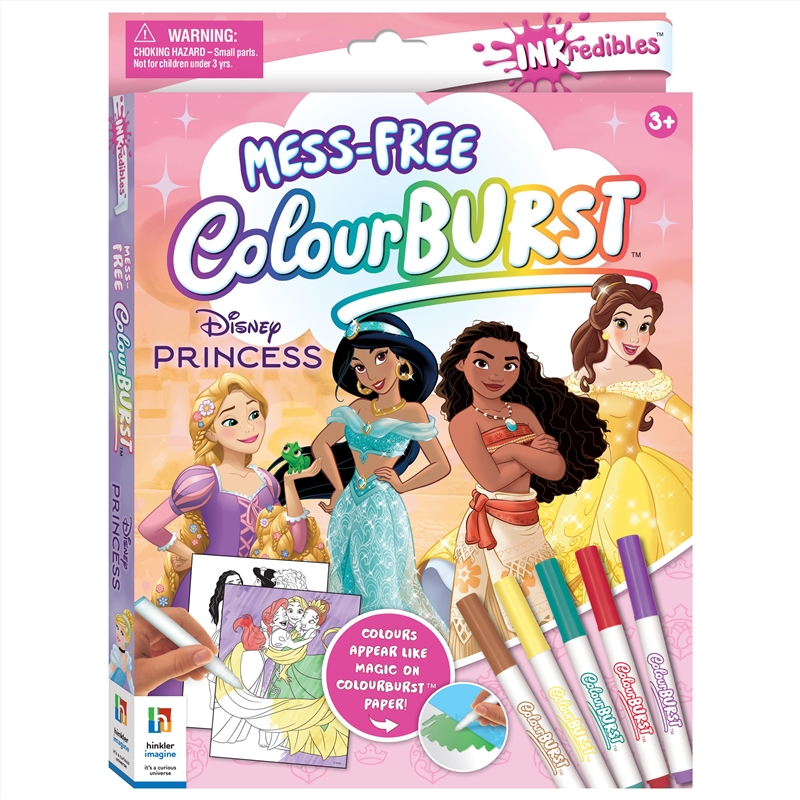 Inkredibles Colour Burst Disney Princess/Product Detail/Kids Activity Books
