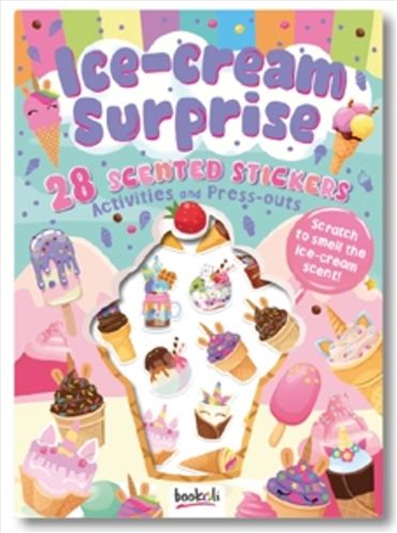 Puffy Sticker Scented Ice-cream Surprise - 28 scented stickers, activities and press outs/Product Detail/Kids Activity Books