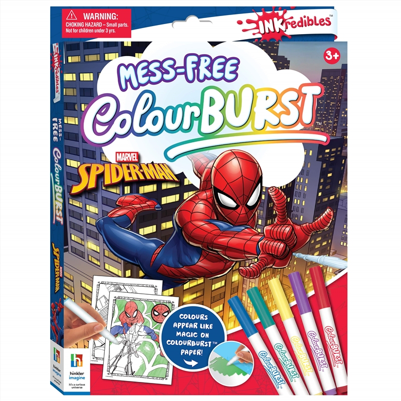 Inkredibles Colour Burst Spider-Man/Product Detail/Kids Activity Books