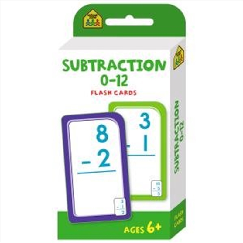 School Zone Subtraction 0-12 Flash Cards/Product Detail/Maths