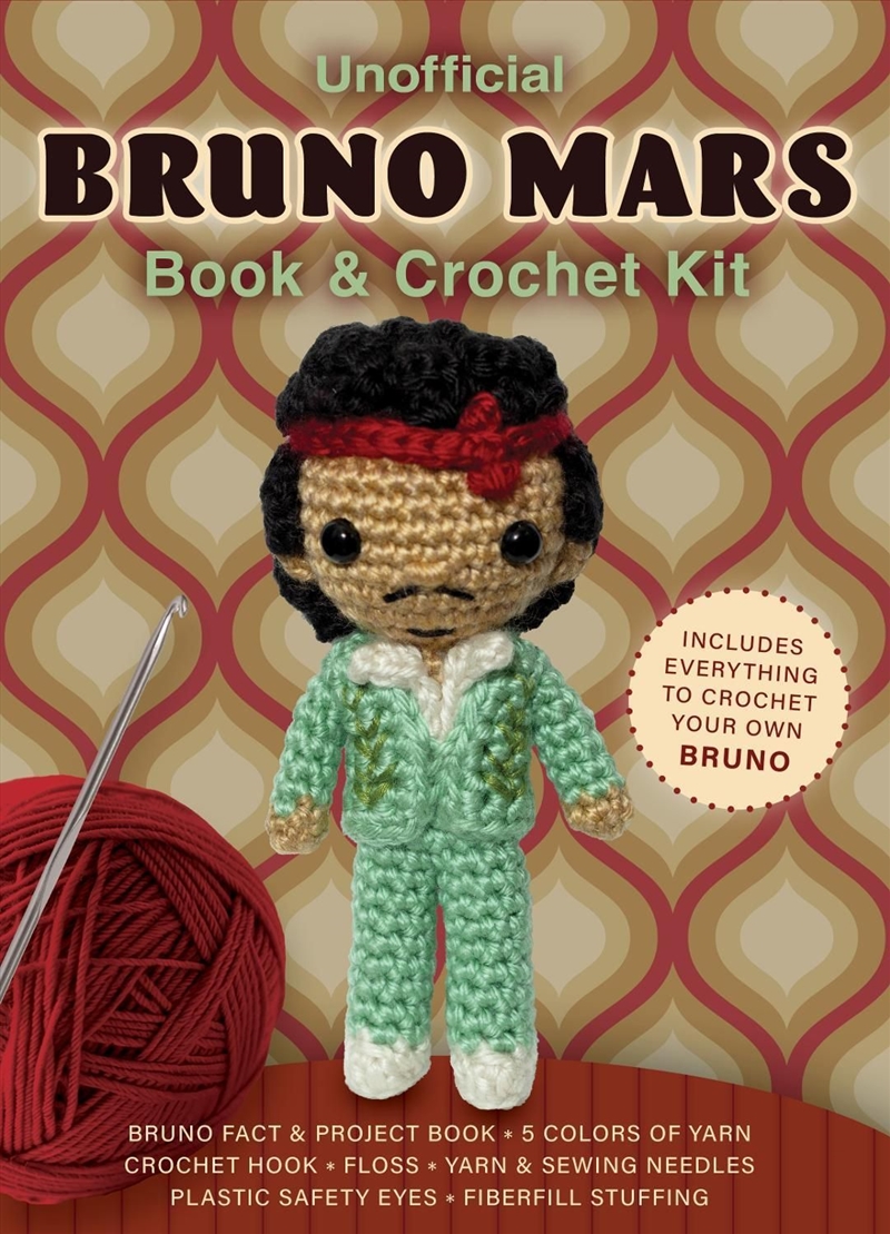 Unofficial Bruno Mars Book and Crochet Kit/Product Detail/Crafts & Handiwork