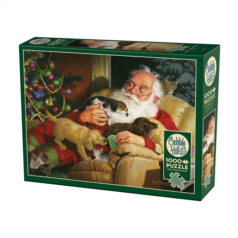 Cobble Hill - Santa's Quiet Time 1000Pc/Product Detail/Jigsaw Puzzles