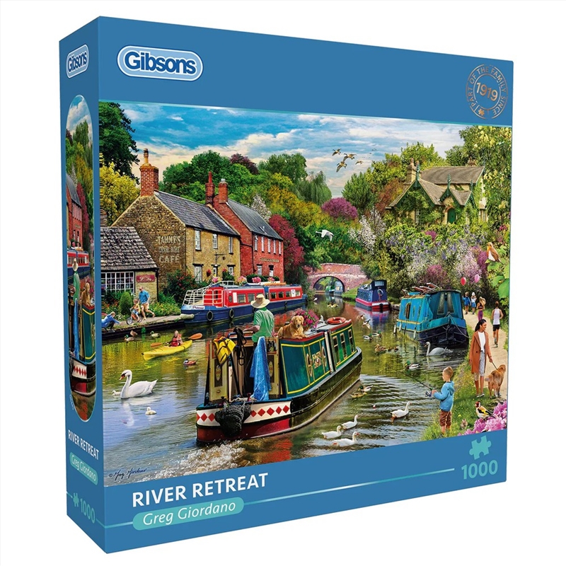 Gibsons - River Retreat 1000Pc/Product Detail/Jigsaw Puzzles