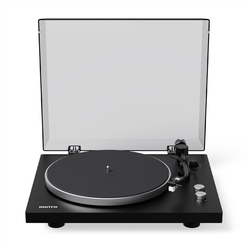 Kanto OBI3 (2nd Gen) Turntable with Bluetooth 5.3, Preamp, and Pitch Control - Matte Black/Product Detail/Turntables