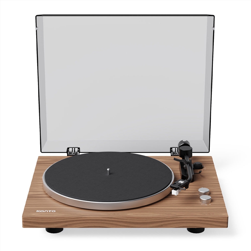Kanto OBI3 (2nd Gen) Turntable with Bluetooth 5.3, Preamp, and Pitch Control - Walnut/Product Detail/Turntables