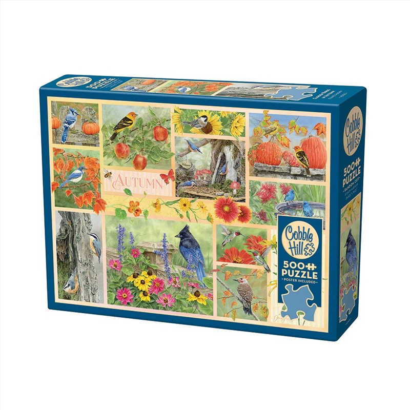 Cobble Hill - Garden Birds In Autumn 500Pc/Product Detail/Jigsaw Puzzles
