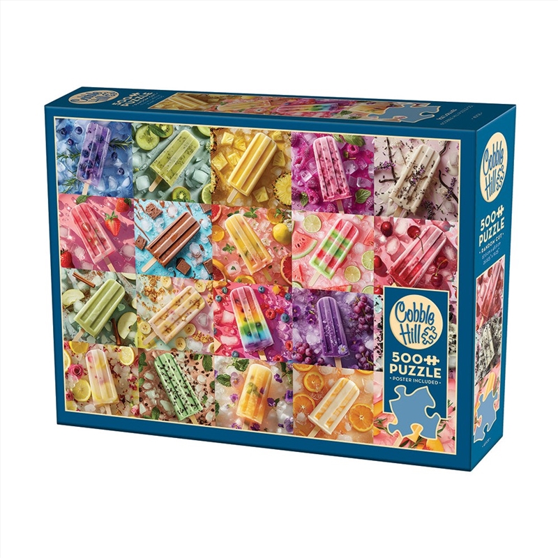Cobble Hill - Ice Lollies - 500pc/Product Detail/Jigsaw Puzzles