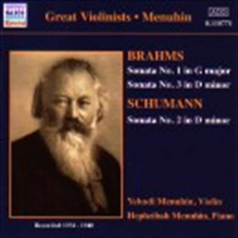 Brahms: Violin Sonatas Nos 1 & 3/Schumann: Violin Sonata No 2/Product Detail/Instrumental