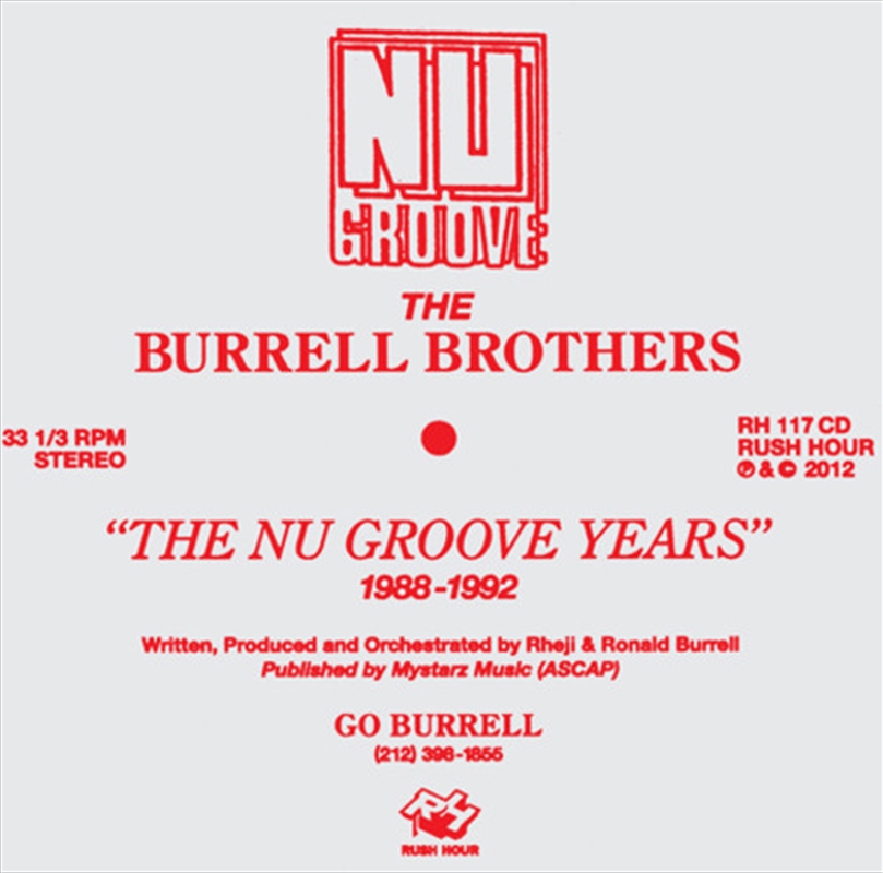 Nu Groove Years 1988-1992/Product Detail/Dance