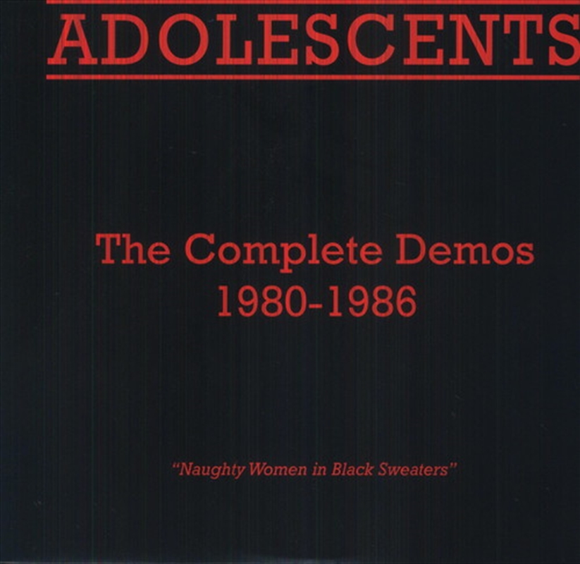 Complete Demos 1980-1986/Product Detail/Rock/Pop