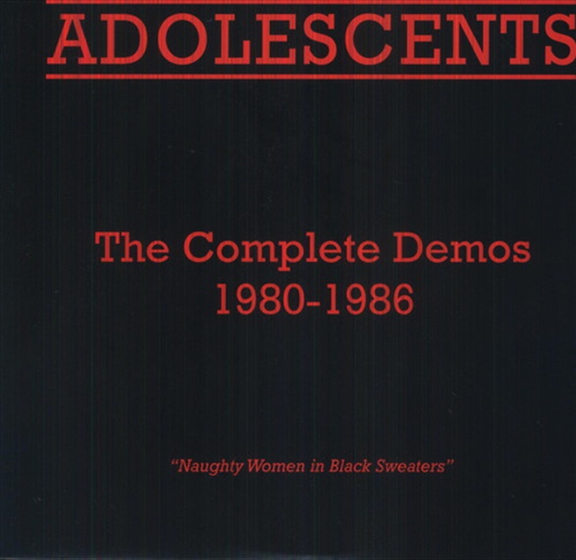 Complete Demos 1980-1986/Product Detail/Rock/Pop