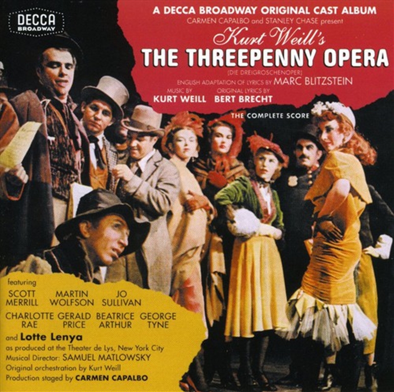 Threepenny Opera/Product Detail/Soundtrack