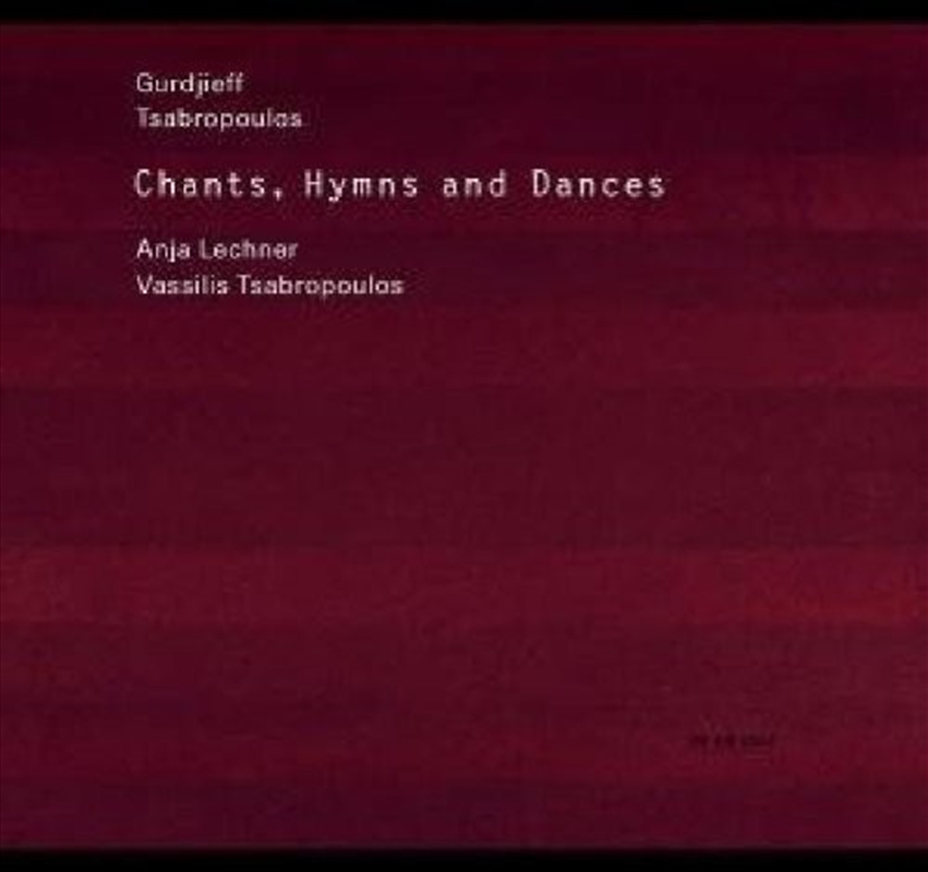 Tsabropoulos Chants Hymns & Da/Product Detail/Music CD Albums & Vinyl Records