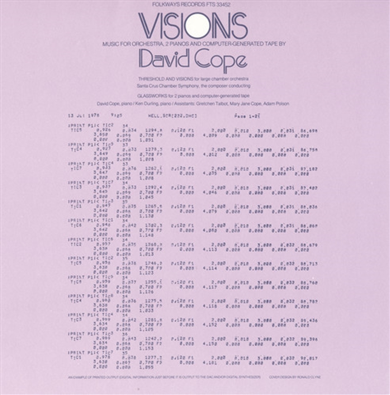Visions Music For Orchestra/Product Detail/Specialist