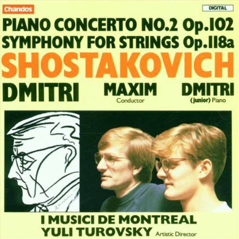 Piano Concerto No 2 Op 102/Symphony For Strings Op 118a/Product Detail/Classical