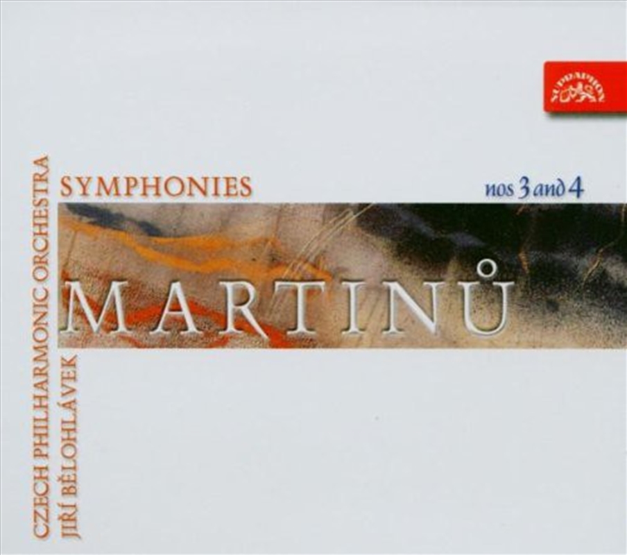 Martinu: Symphonies 3 & 4/Product Detail/Classical