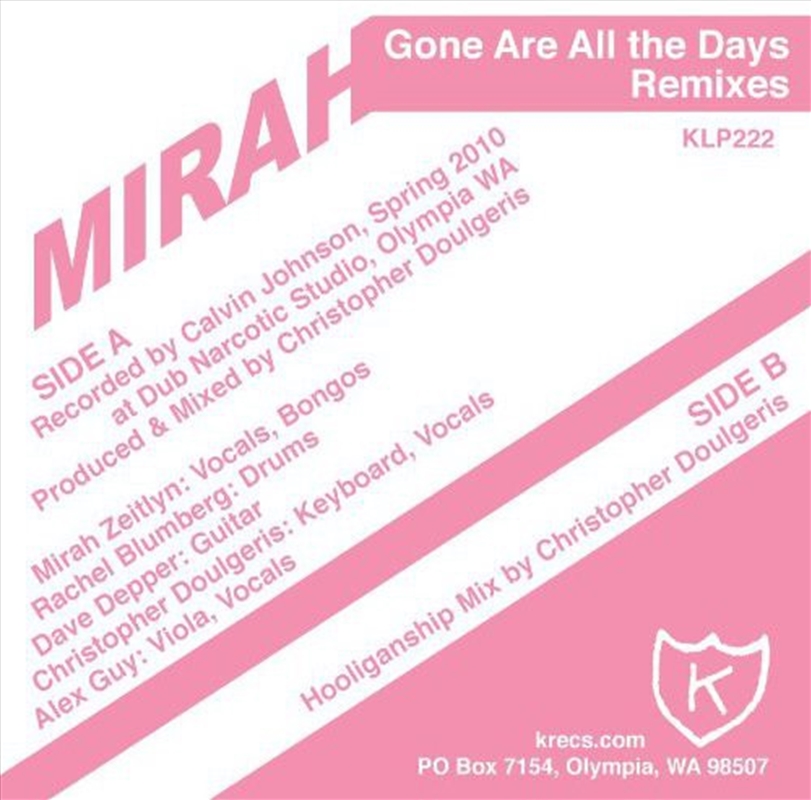 Gone Are All The Days/Product Detail/Rock/Pop