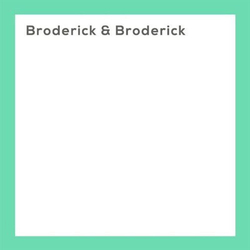 Broderick And Broderick/Product Detail/Rock/Pop