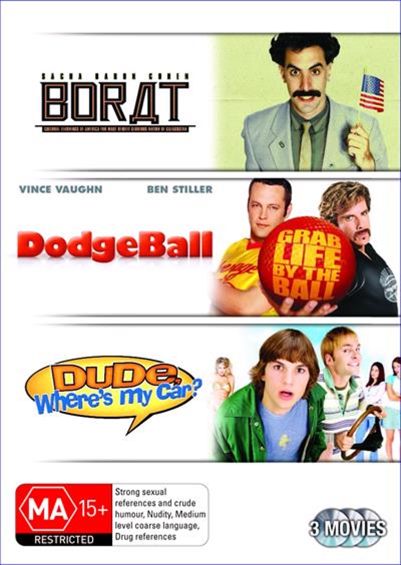 Dude, Where's My Car? / Dodgeball / Borat/Product Detail/Comedy