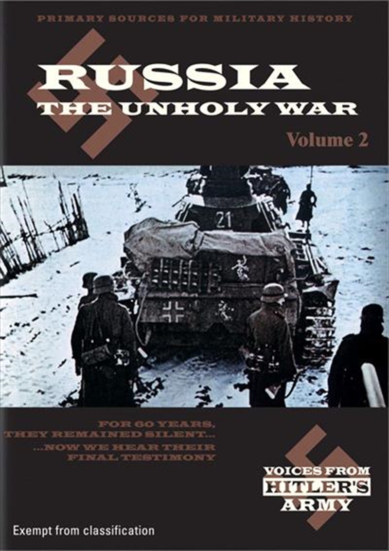 Voices From Hitler's Army - Russia - The Unholy War/Product Detail/Documentary