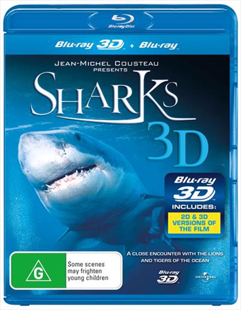 Sharks  3D + 2D Blu-ray Combo/Product Detail/Documentary