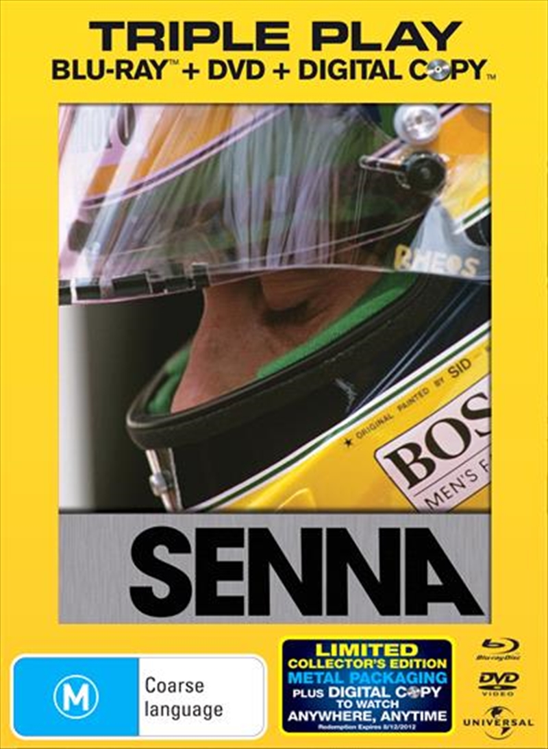 Senna  Blu-ray + DVD + Digital Copy - Metal Packaging/Product Detail/Documentary