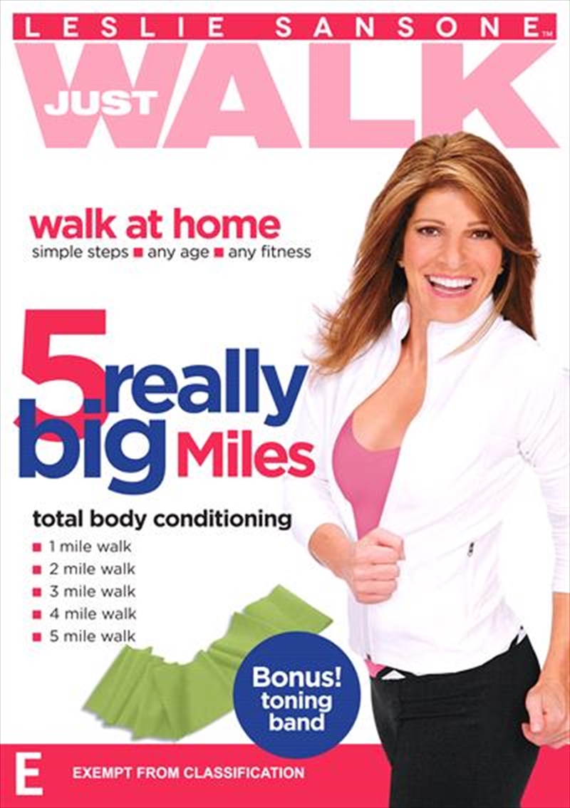 Leslie Sansone: Just Walk: 5 Really Big Miles (With Band)/Product Detail/Health & Fitness