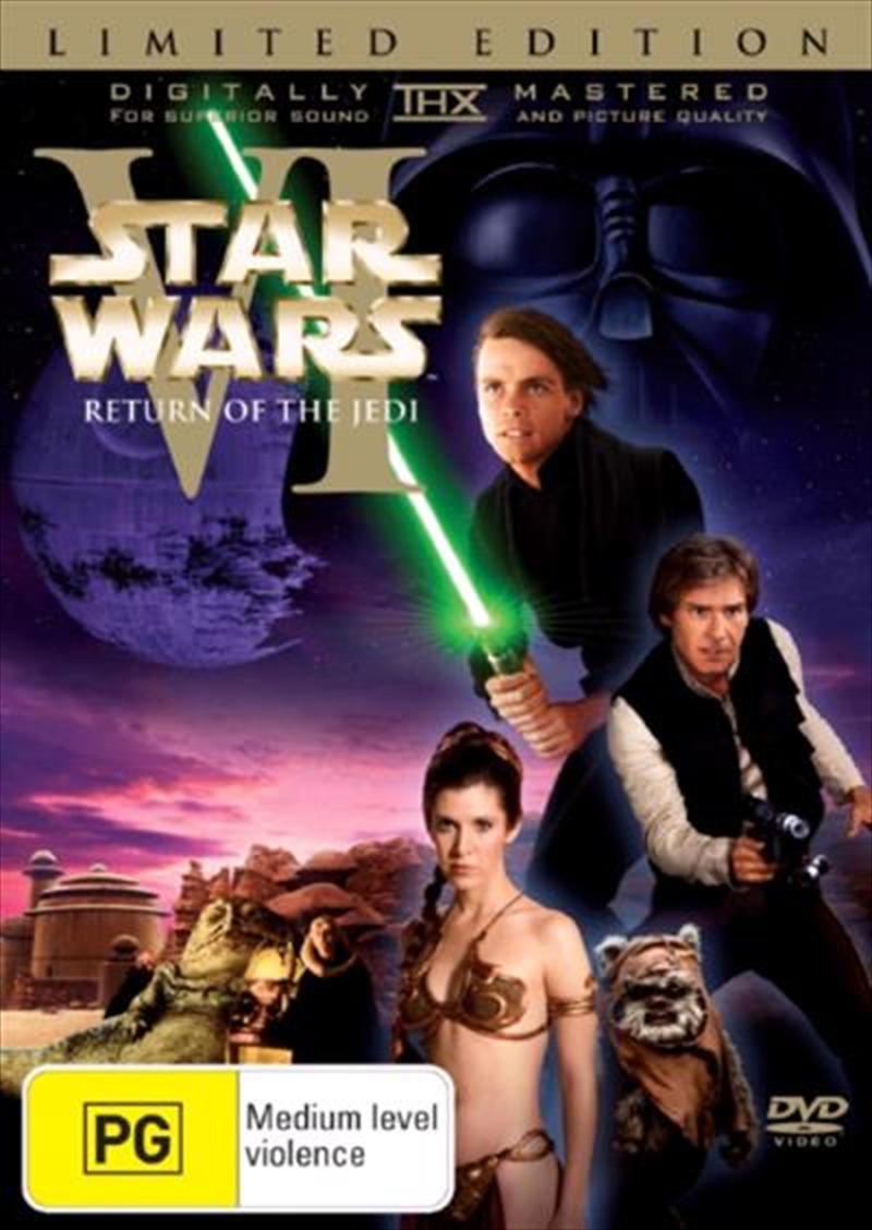 Buy Star Wars Episode Vi Return Of The Jedi Limited Edition Dvd