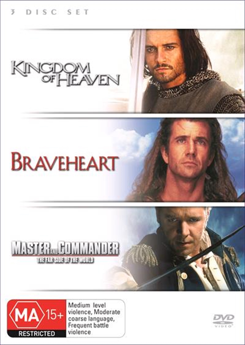 Kingdom Of Heaven / Master And Commander / Braveheart, The/Product Detail/Drama