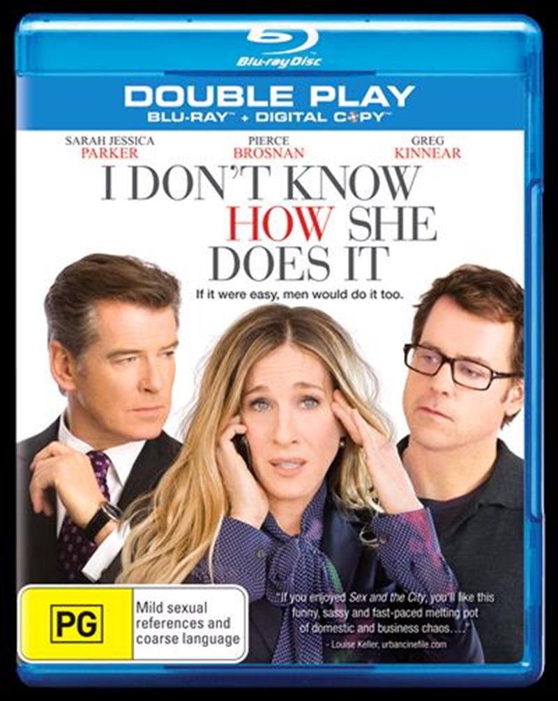 I Don't Know How She Does It  Blu-ray + Digital Copy/Product Detail/Comedy