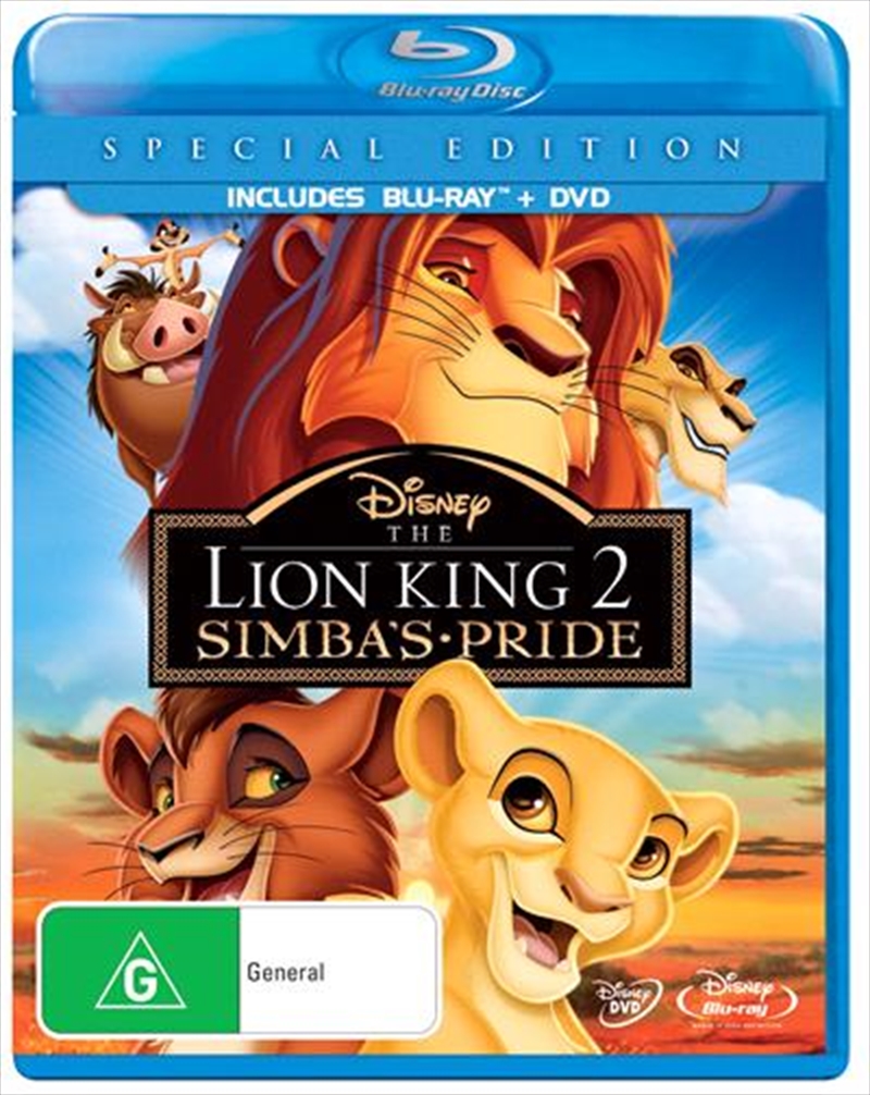 Lion King 2 - Simba's Pride - Special Edition  Blu-ray + DVD, The/Product Detail/Disney