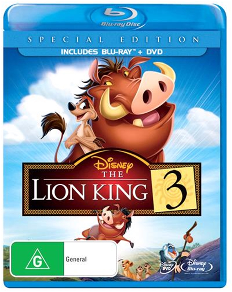 Lion King 3 - Hakuna Matata - Special Edition  Blu-ray + DVD, The/Product Detail/Disney
