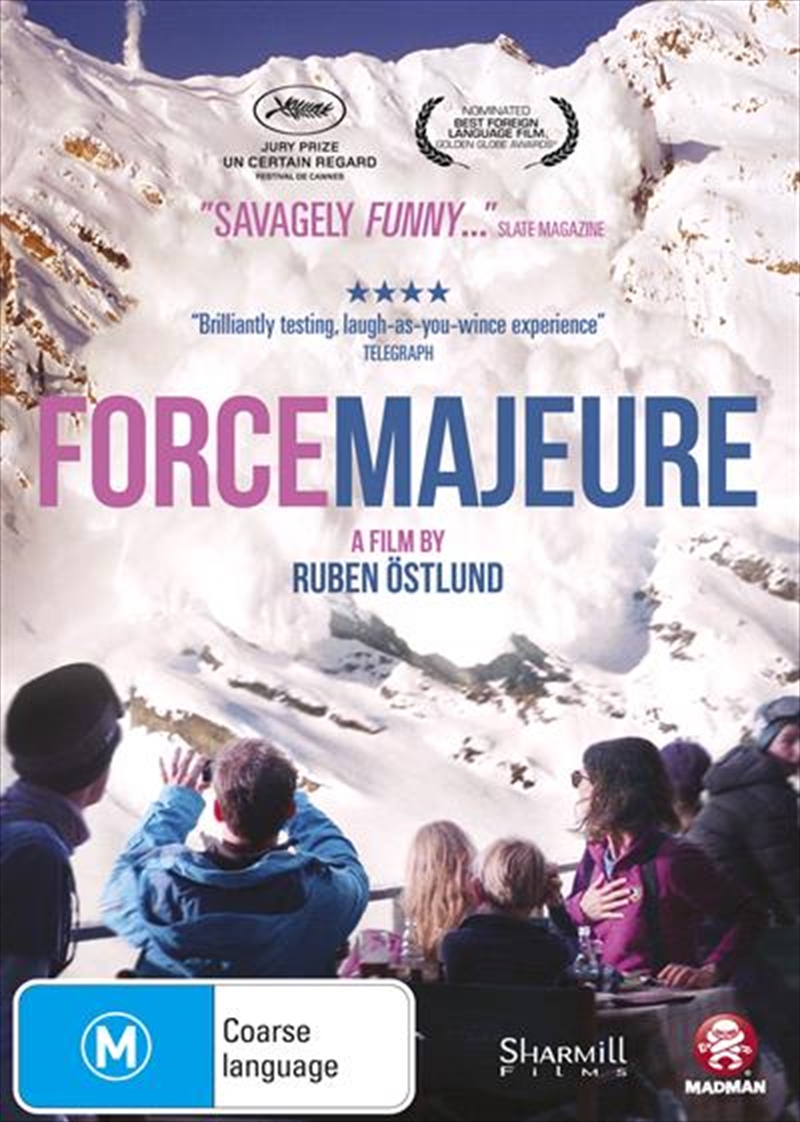 Buy Force Majeure on DVD Sanity