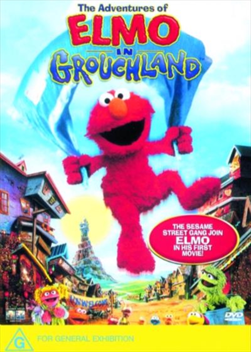 Sesame Street Elmo In Grouchland Dvd