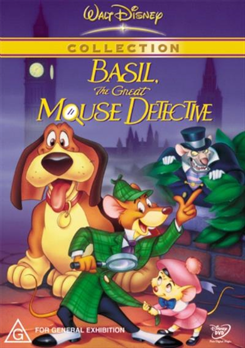 Buy Basil The Great Mouse Detective on DVD On Sale Now With Fast Shipping