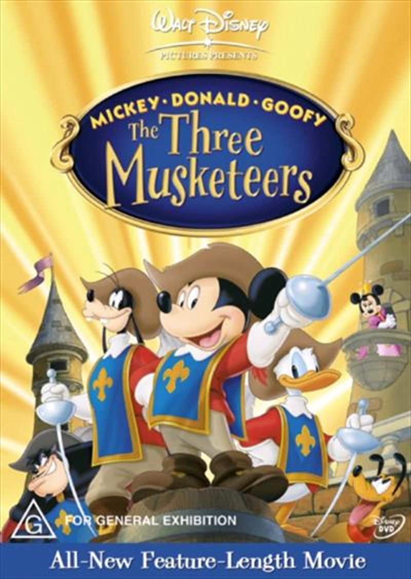 Three Musketeers - Mickey, Donald and Goofy | DVD