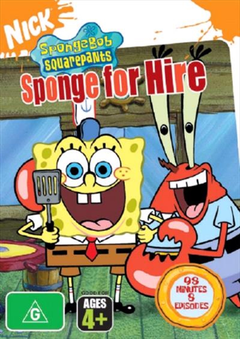 Spongebob Squarepants - Sponge For Hire/Product Detail/Nickelodeon