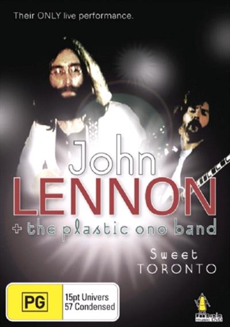 John Lennon + The Plastic Ono Band: Sweet Toronto/Product Detail/Documentary