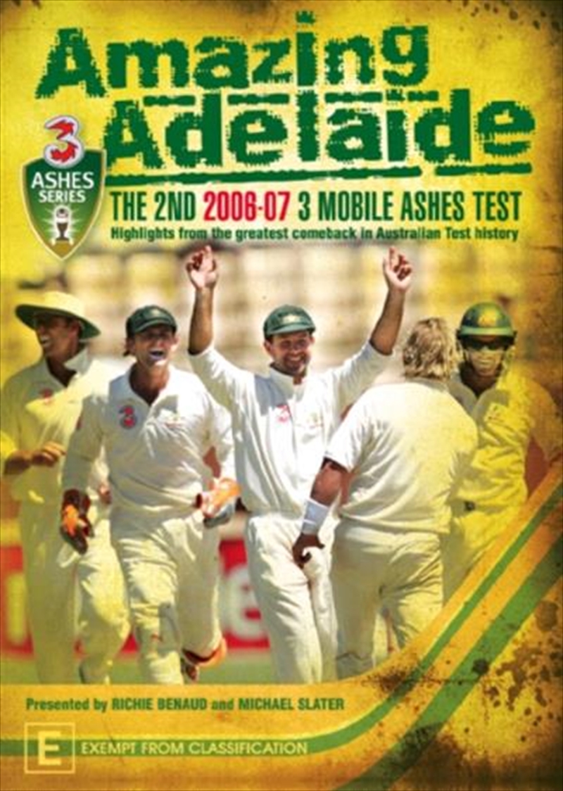 Amazing Adelaide: The 2nd 2006/7 Mobile Ashes Test/Product Detail/Sport