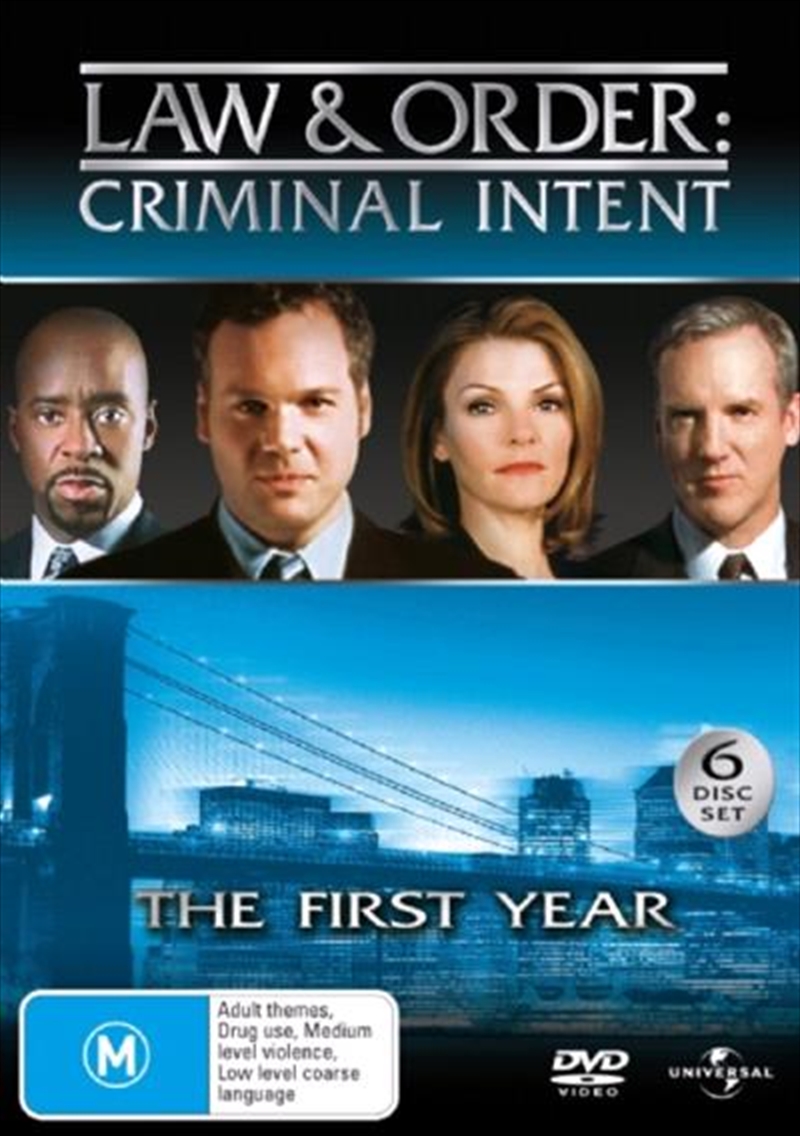 Law And Order - Criminal Intent - Season 01 Slimline Packaging/Product Detail/Drama