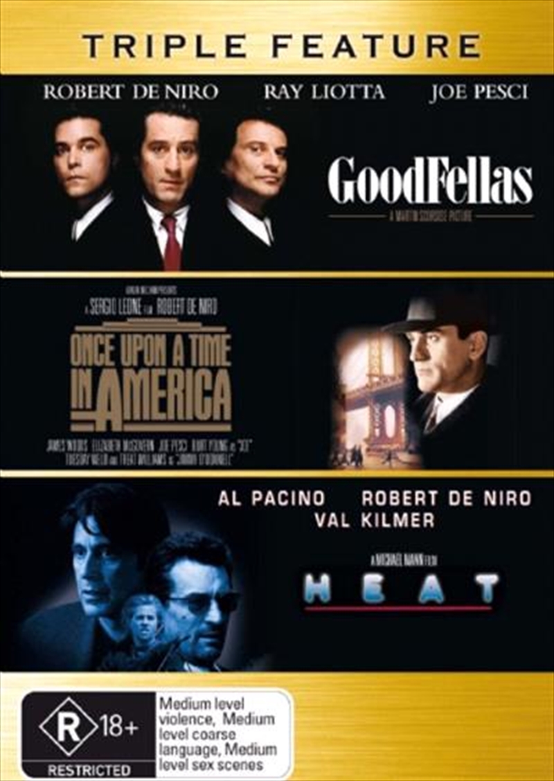 Heat  / Once Upon A Time In America  / Goodfellas/Product Detail/Action