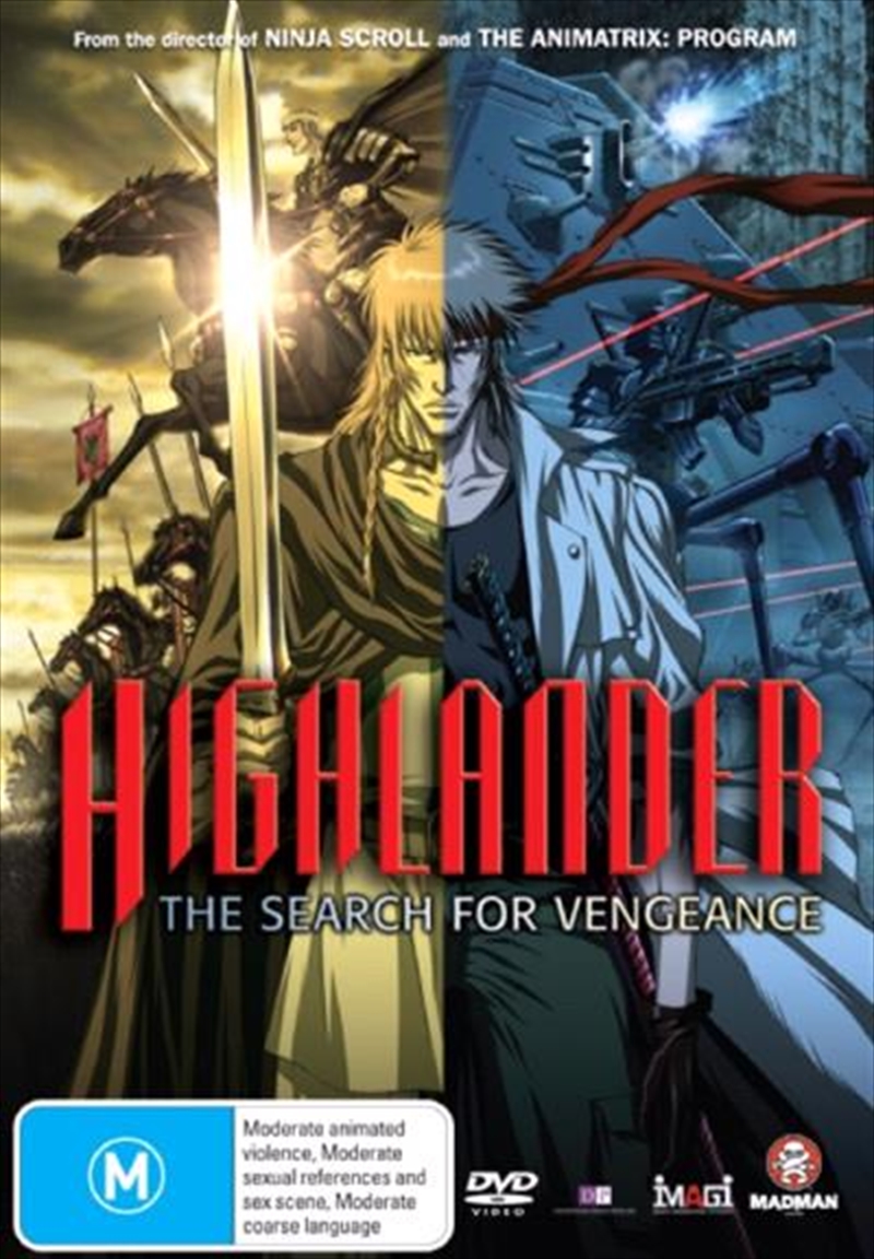 Highlander - Search For Vengeance/Product Detail/Anime