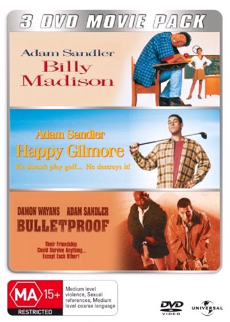 Billy Madison  / Happy Gilmore  / Bulletproof/Product Detail/Comedy