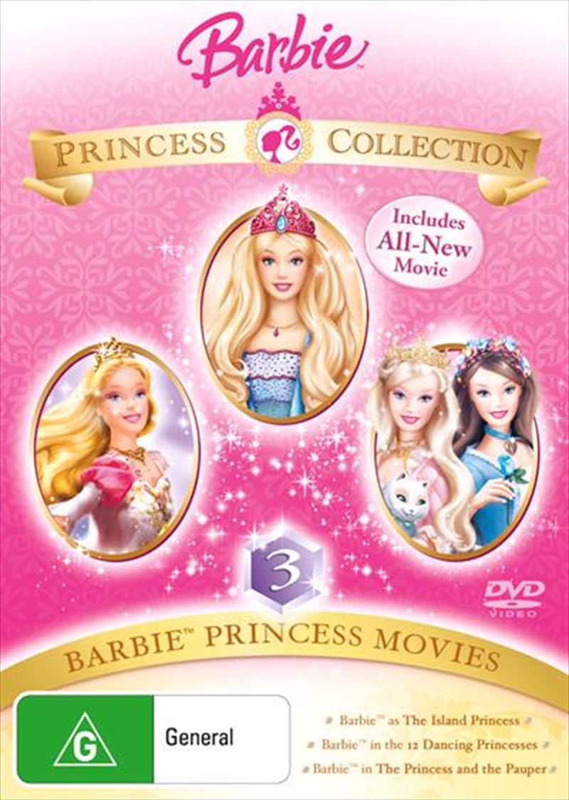 Buy Barbie Princess Collection Dvd Online Sanity